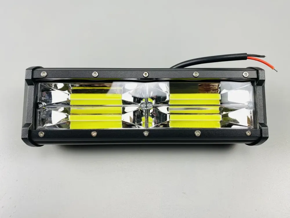 Фара LED прямокутна (chip COB) 144W 6000K (4 діода) (x 24см 8см x 6см) Мукачево - фото 1