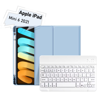Чохол до планшета BeCover with keyboard Apple iPad Mini 6 2021 Light Blue (712989) Вінниця - фото 1