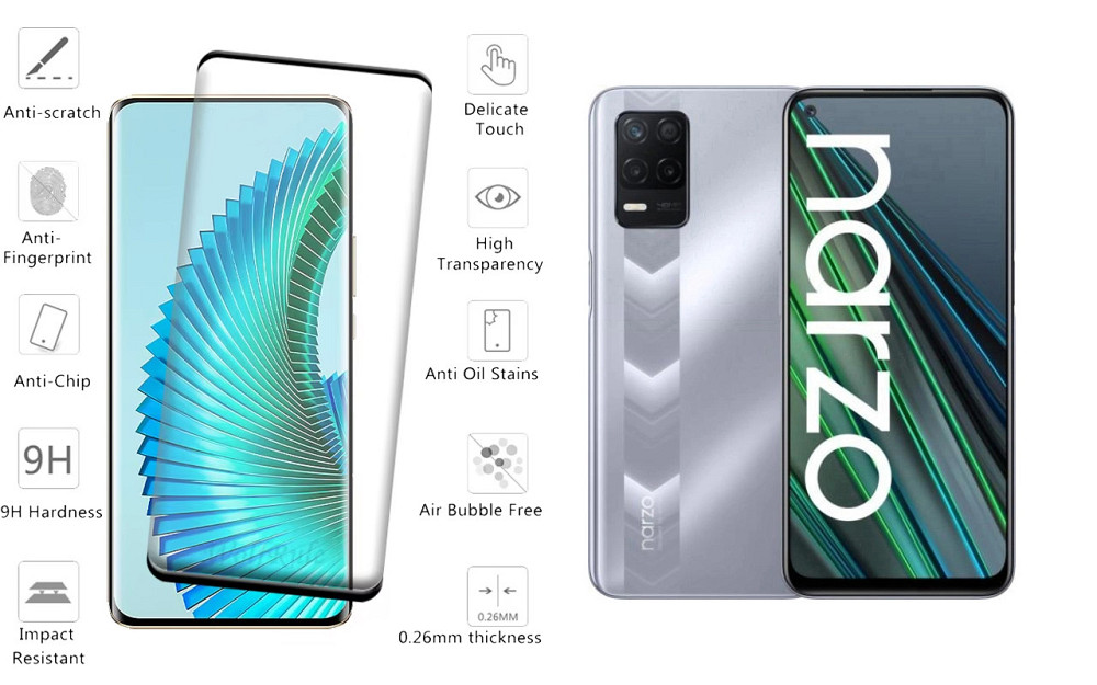 Захисне скло HyperGlass Pro для Realme Narzo 30 – максимальна чутливість та захист Київ - фото 2