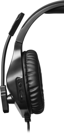 Ігрові навушники Defender Rival 2.2м з мікрофоном та підсвічуванням (Чорний) Вінниця