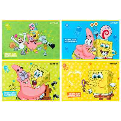 Альбом для рисования Kite SpongeBob SquarePants, 12 листов (SB25-241) Винница