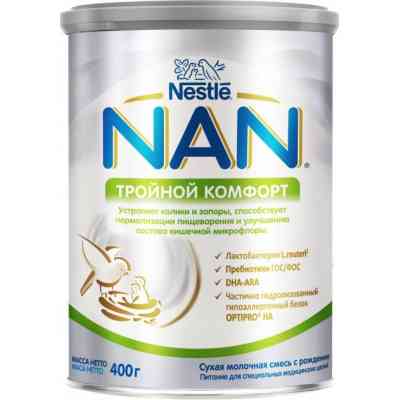Дитяча суміш Nestle NAN Потрійний комфорт з народження, 400 г (7613035351462) Вінниця