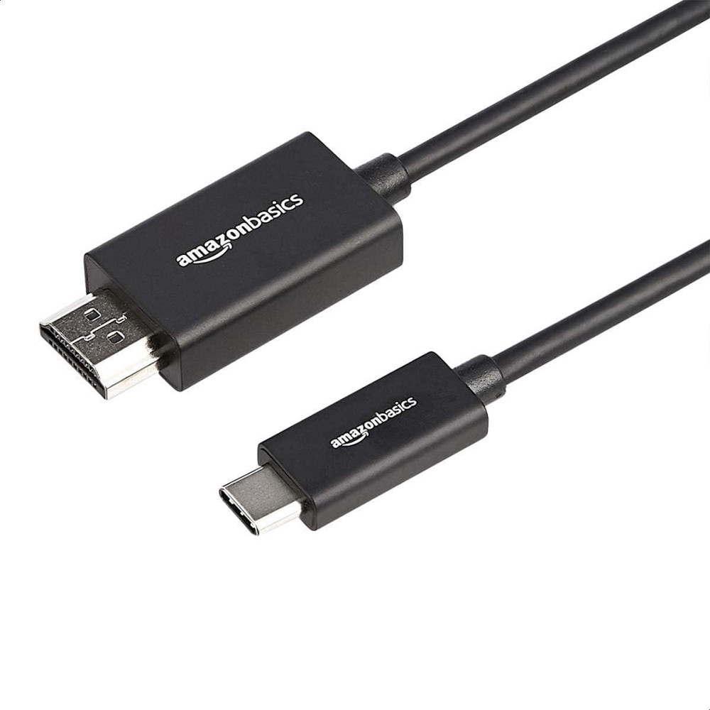 Кабель-адаптер USB-C на HDMI Thunderbolt 3 6ft (1829 мм) 4K 60Hz чорний для ноутбука, монітора, проектора Київ - фото 1