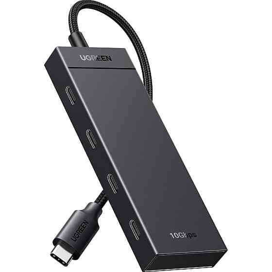 Хаб USB 3.2 Type-C -> 4хUSB-C 3.2 Gen2 10Gbps Black CM806 Ugreen Вінниця