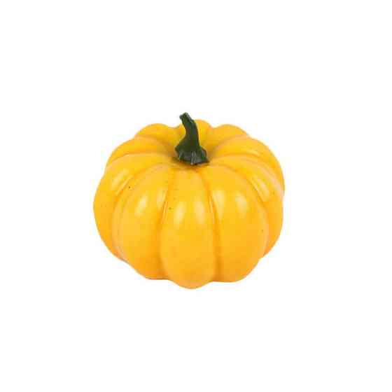Тыква на Хэллоуин маленькая 8 см желтый Киев