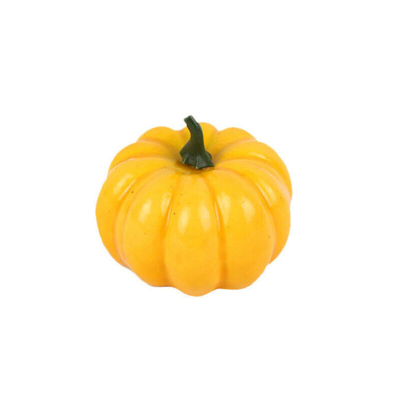 Тыква на Хэллоуин маленькая 8 см желтый Киев - изображение 3