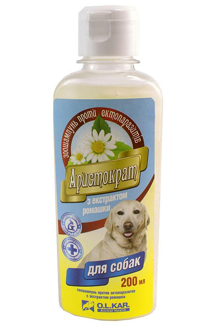 Шампунь Аристократ для собак з екстрактом ромашки (200 мл), O.L.KAR. Вінниця - фото 1