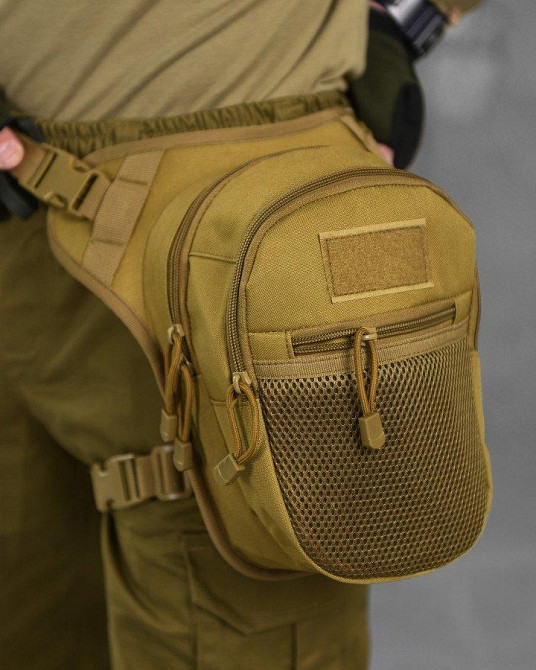 Тактична Сумка поясна на ногу vergin кайот ВТ1027 Одеса - фото 2