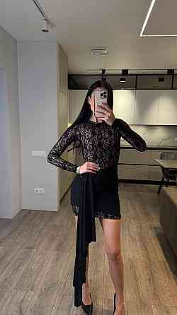 Женское романтичное мини платье со шлейфом кружево + трикотажная подкладка Одесса