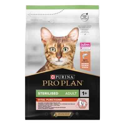 Сухой корм для кошек Purina Pro Plan Sterilised с лососем 400 г (7613036544832) Винница