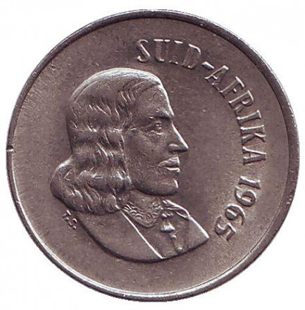 Алое. Монета 10 центів. 1965 рік, Південна Африка. (Suid Afrika)(Д) Полтава - фото 1
