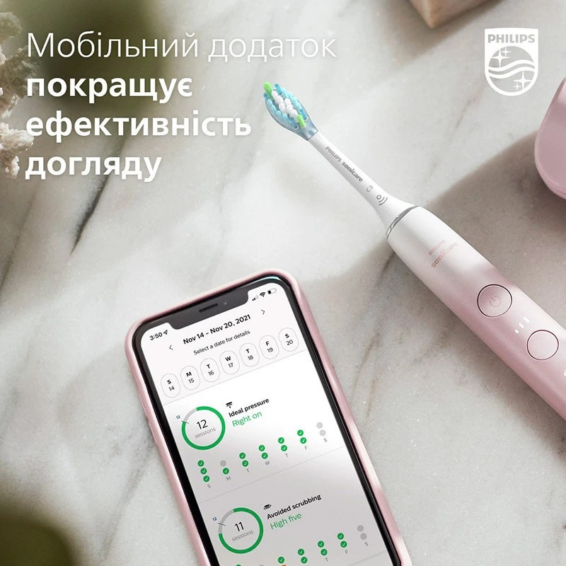Зубна електрощітка Philips Sonicare HX9911/84 ( Pink ) Харьков - изображение 11