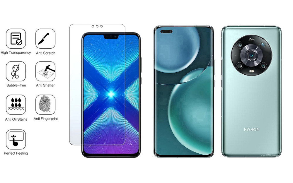 Защитное стекло NeoGlass для Honor Magic4 Pro – ультрапрозрачное и устойчивое Киев - изображение 4
