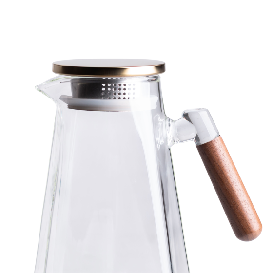 Чайник заварник скляний 2 л з ручкою Київ