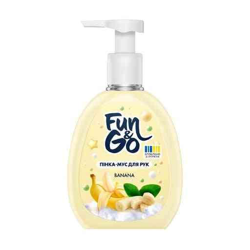 Мило-пінка Fun&Go Banana, 300 мл Гостомель