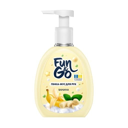 Мило-пінка Fun&Go Banana, 300 мл Гостомель - фото 1