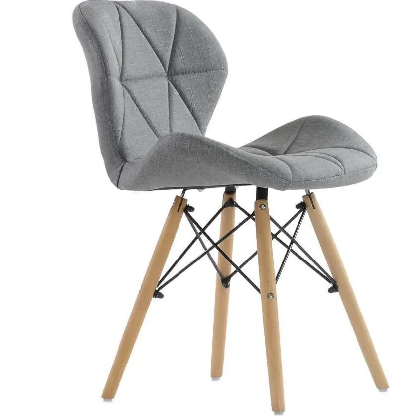 Стілець Стар м'який сіра тканина Дніпро - фото 2