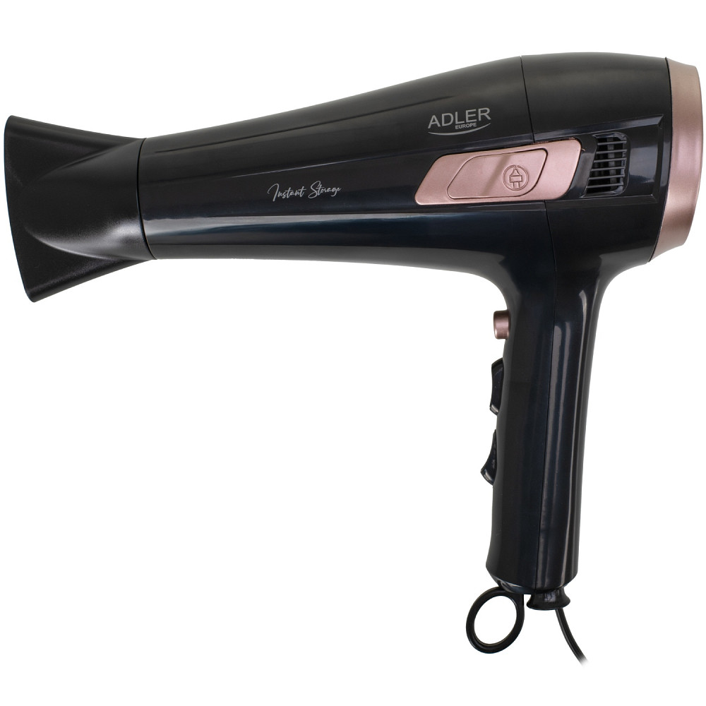 Фен Adler AD 2283 black 2400Вт/ 2 швидкості/ хол.обдув/ темп.режимів-3/ ахист від перегріву Вінниця - фото 1