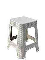 Табурет ротанг великий 378х378х455мм (в асортименті) Харків