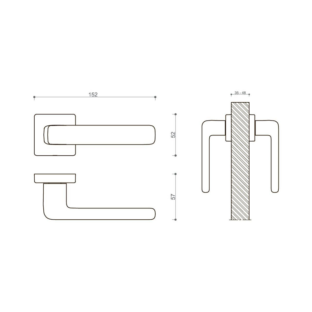 Ручка SYSTEM GAMMA Хром матовый Киев - изображение 2