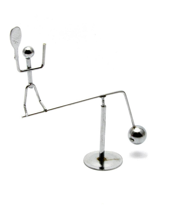 Фигурка Баланс из металла Теннисист Киев - изображение 1