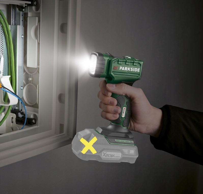 Акумуляторний світлодіодний ліхтар 280 лм 3 Вт Parkside (PLHLA 20-Li C1) Без акумулятора Нововолинськ - фото 10