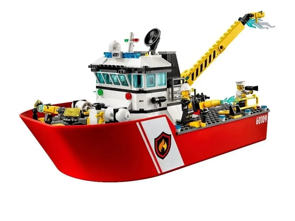 Конструктор Пожежний катер, 412 деталей сумісний із lego-лого Київ - фото 4