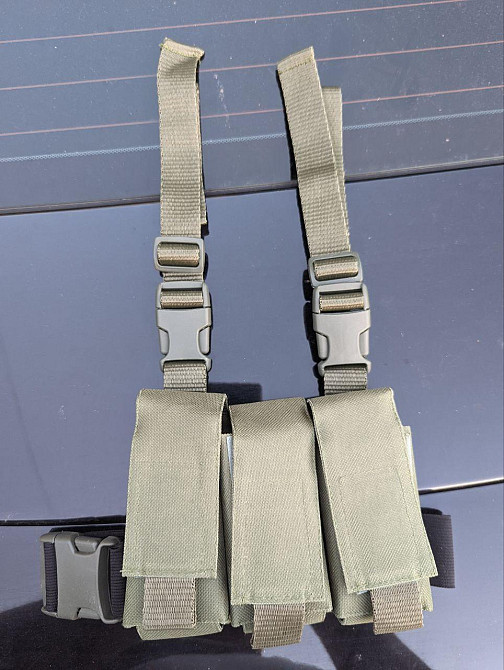 ВОГ на ногу, підсумок під гранати, ВОГ, погранатник під 3 гранати, піксель, олива, хижак Kreminna Днепр - изображение 2