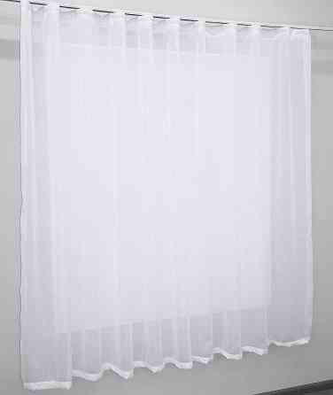 Тюль VR-Textil 115т Лен однотонный Белый 270х170 см (43-069) Киев