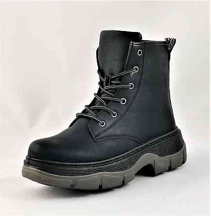 Зимові напівчоботи Жіночі з Хутром Черні (розміри: 36) - 03-1 Дніпро