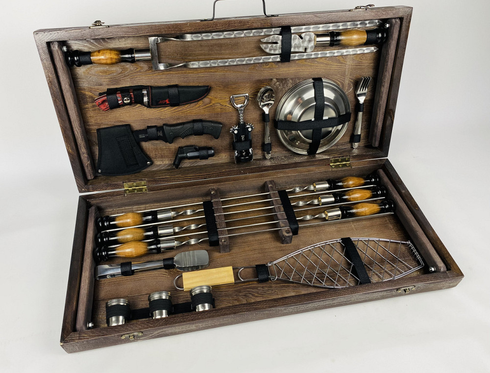 Подарочные наборы шампуров Grill Master. Оригинальный подарок мужчине, папе, куму, другу Тернополь - изображение 3