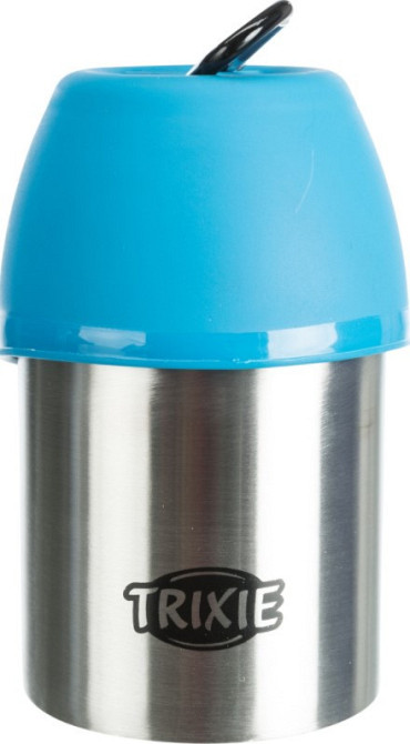 Trixie TX-24605 бутылка дорожная+миска (сталь/пластик) 300мл Винница - изображение 1