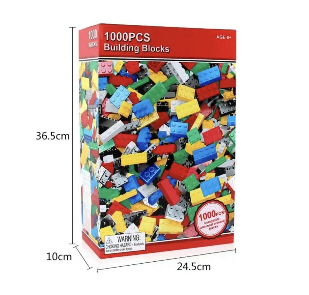 Конструктор для дітей 1000 кубиків дитячий конструктор Кам'янець-Подільський - фото 8