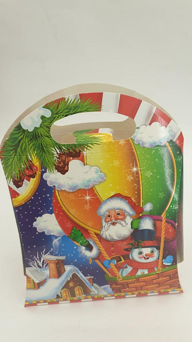 Новогодняя коробка для конфет (400грм) №240с 