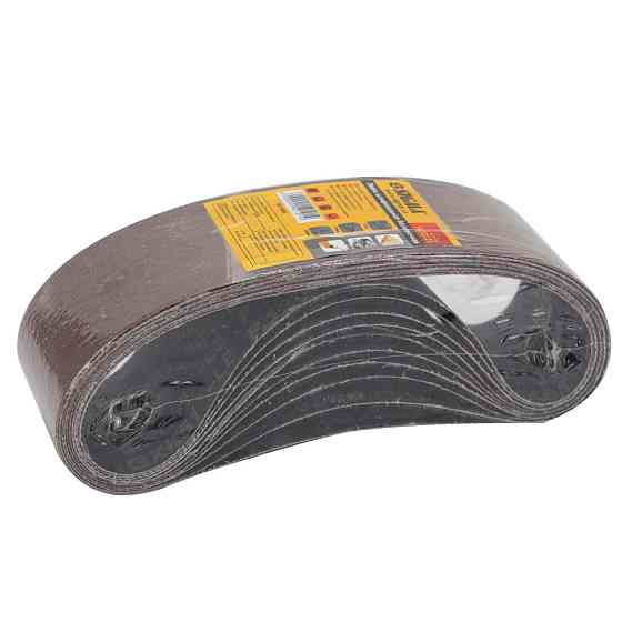 Лента шлифовальная бесконечная 75×533мм P120 (10шт) SIGMA (9152121) Ровно