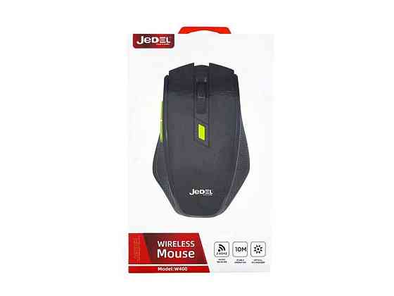Мишка бездротова W400 чорний ТМ Jedel Київ