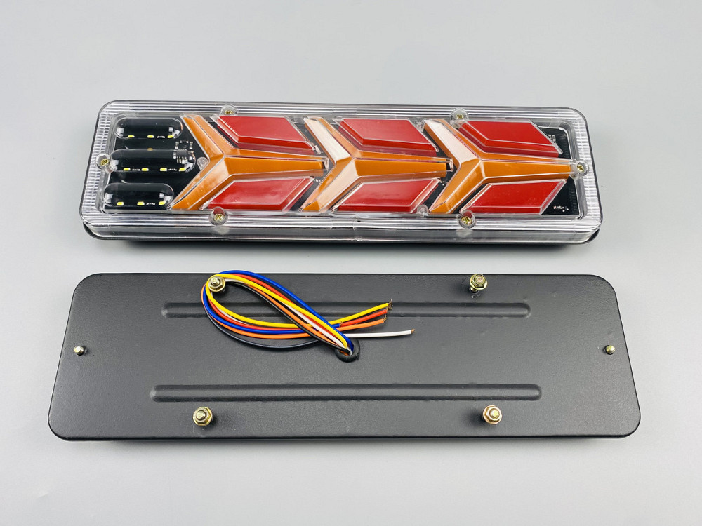 Багатофункціональний задній ліхтар для вантажівки світлодіодний ходовий ліхтар з динамічним індикатором Мукачево - фото 7