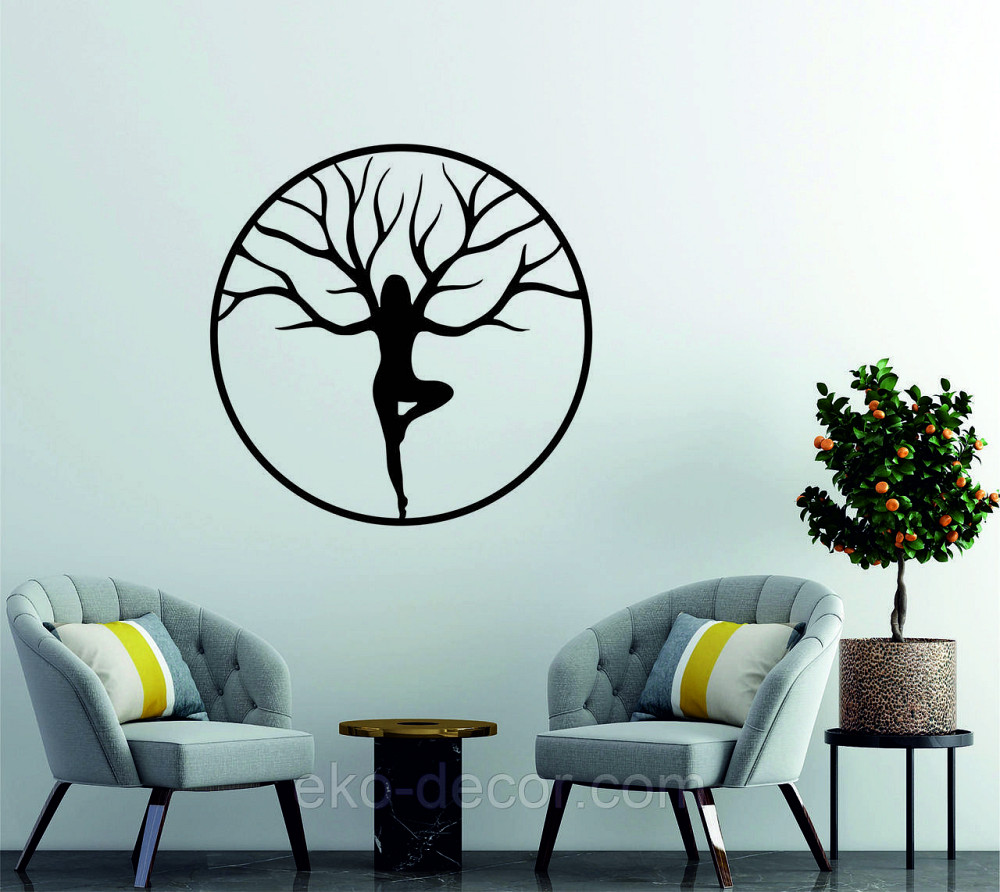 Декоративное настенное 3D Панно «ЙОГА» Декор на стену с объемом Киев - изображение 1