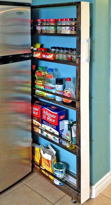 Выдвижной стеллаж 