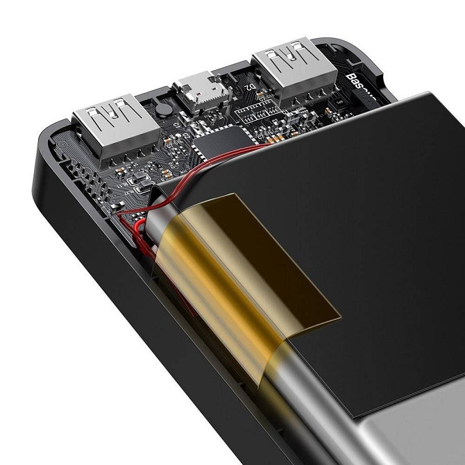 Power bank (Зовнішній акумулятор) Baseus Bipow 15 W 30 000 mAh TereML-K01 (Чорний) Николаев - изображение 7
