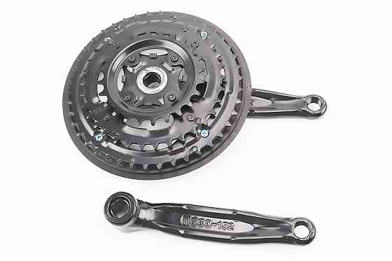 Шатуни "квадрат" 152мм, 42.34.24T MTB, чорні NSS-3001 Київ