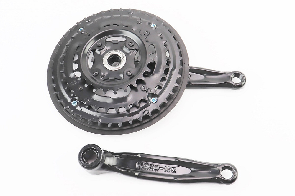 Шатуни "квадрат" 152мм, 42.34.24T MTB, чорні NSS-3001 Київ - фото 2