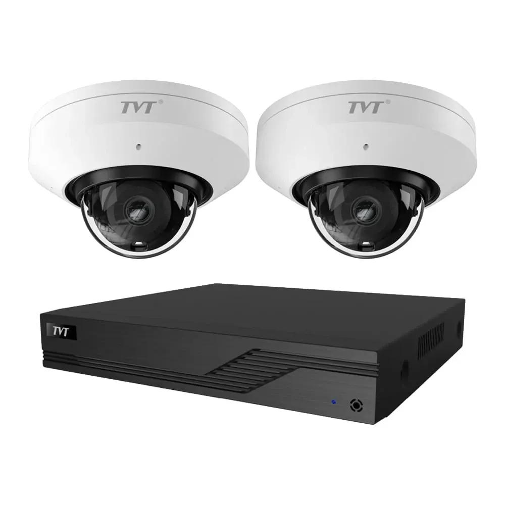 Комплект IP-відеонагляду на 2 камери TVT IP-Video Kit 2x5Mp (D) WiFi: 2 купольні 5Mp WiFi відеокамери + 4-канальний 8Mp Київ - фото 4
