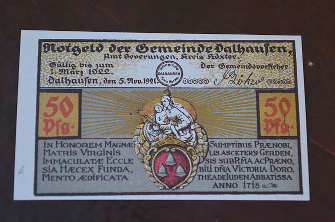 Германия. Нотгельд. 50Pf ( 5 ) Полтава - изображение 1