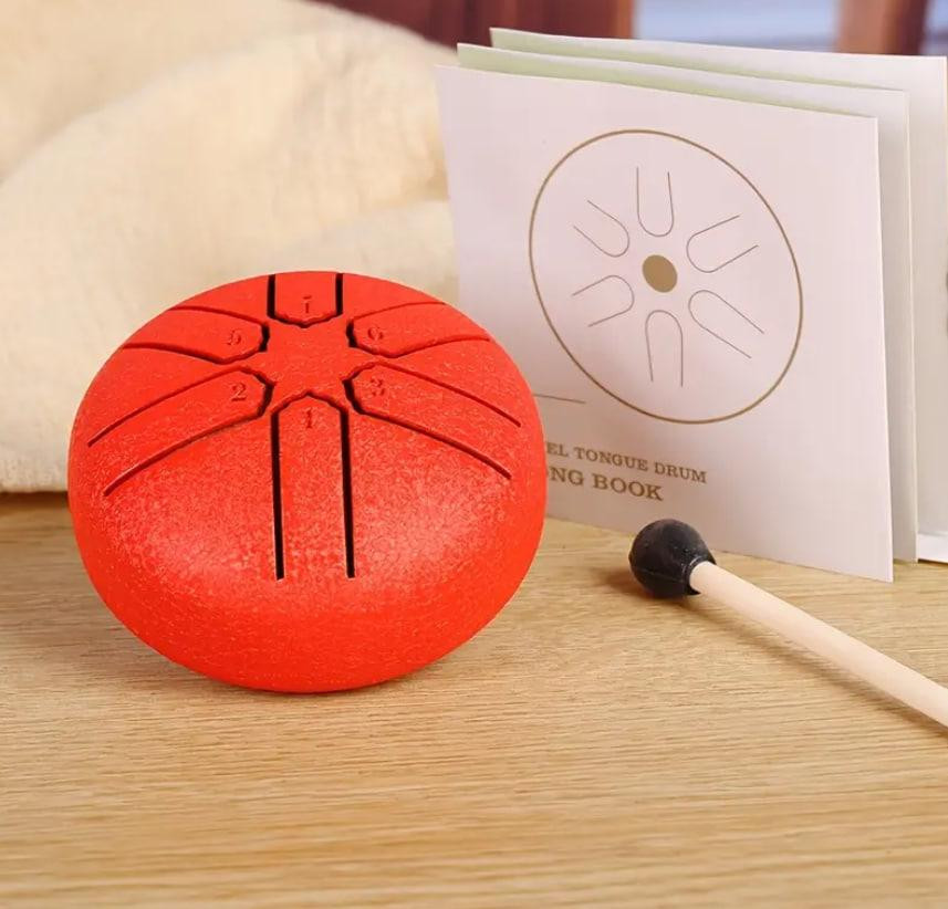 Глюкофон, 3-дюймовый стальной язычковый барабан на 6 тонн, идеальный эфирный инструмент для медитаци Киев - изображение 1