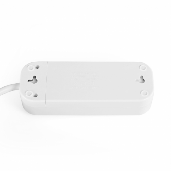 Подовжувач із заземленням 4 розетки 3м d1,5мм білий Standard Titanum Житомир - изображение 4