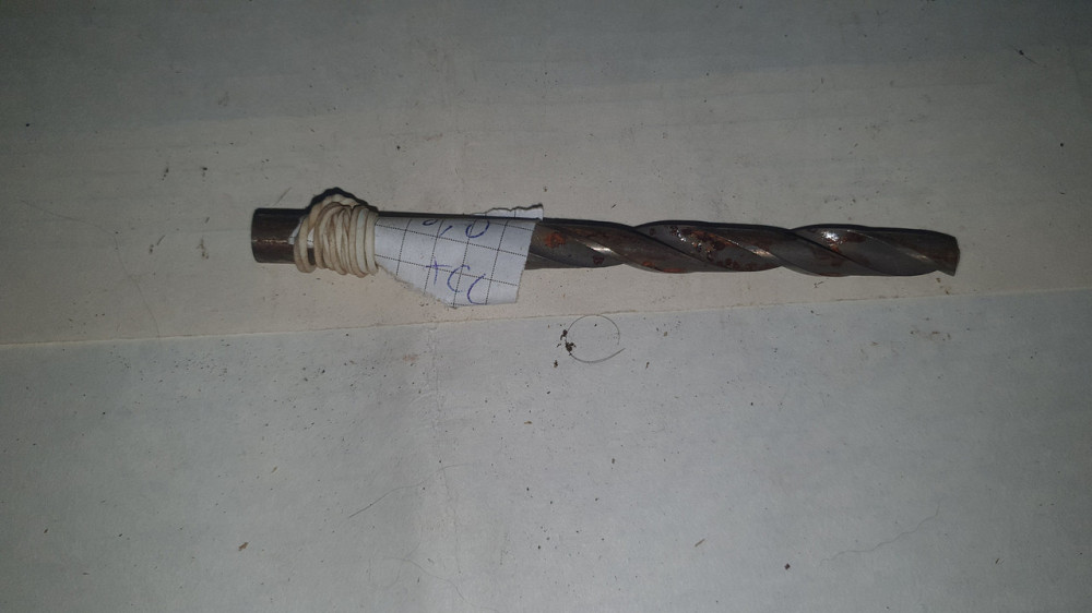 Сверло с цилиндрическим хвостовиком 8.0 мм. HSS. СССР. Харьков - изображение 1