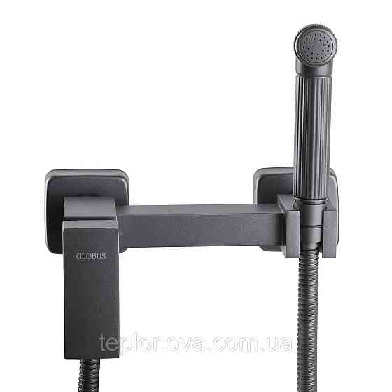 Змішувач гігієнічний Globus Lux Niagara GLN-5-106MIX-Graphite Чернівці