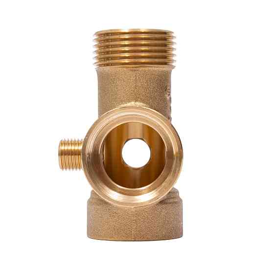 З'єднувач п'ятививідний 80мм 1"М×1"F×1"F×1/4"M×1/4"F AQUATICA (779598) Рівне