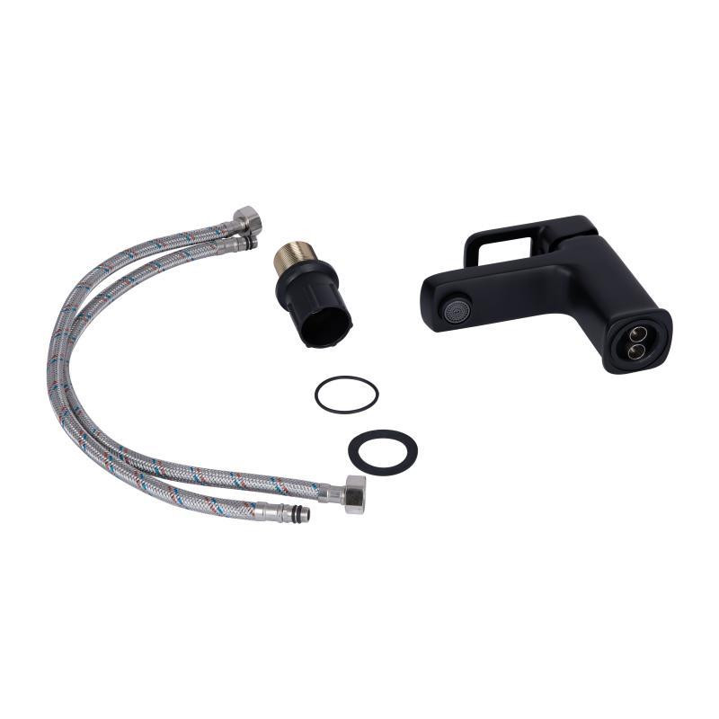 Змішувач для раковини Lidz Wawel 001 (k35) LDWAW001BLA45392 Black чорний Київ - фото 4